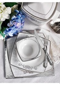 Resim Pierre Cardin 60 Parça 12 Kişilik Yemek Takımı Sandra 