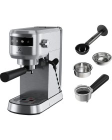Resim Electrolux E6EC1-6ST Explorer 6 Espresso Cappuccino Makinesi Paslanmaz Çelik,Süt Köpürtücülü,1250W 