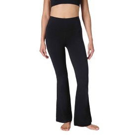 Resim Sweaty Betty Ultimate 32 Studio Flare Kadın Siyah Yoga Pantolonu 