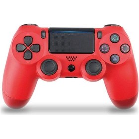 Resim Kablosuz Titreşimli Oyun Kolu Kırmızı Joystick Oyun Kolu 