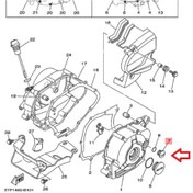 Resim Yamaha Crypton R Orijinal Statör Kapağı Tapası (Küçük) 9034014812 