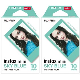 Resim Instax Mini Sky Blue Edition 10x2 Film Seti 