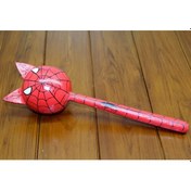 Resim Ahşap Kedili Spiderman Marakas Tekli Karışık 
