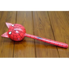 Resim Ahşap Kedili Spiderman Marakas Tekli Karışık 