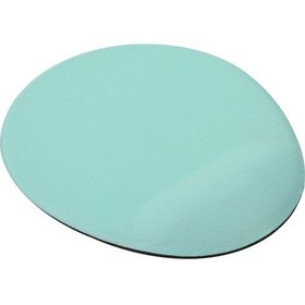 Resim Newdaki Yeşil Yuvarlak Bilgisiyar Notebook Bileklik Destekli Ergonomik Optik Mousepad 19x23 cm 