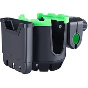 Resim Padalink Pratik 2'li 1 Arada Döner Bebek Arabası Ve Telefon Tutuculu Bardak Askısı - Yeşil 