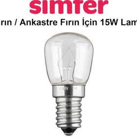 Resim Simfer Uyumlu Fırın / Ankastre Fırın Için Iç Lamba 15W Ampul Işık - 463669982 
