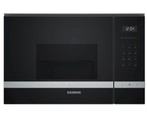 Resim Siemens BE525LMS0 iQ500 Ankastre Mikrodalga Fırın 60 x 38 cm Inox Siyah 