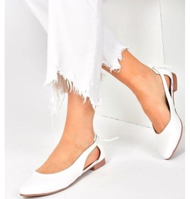 Resim Fox Shoes Beyaz Kadın Babet H726324009 Beyaz 