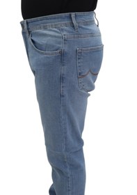 Resim Hacker Jeans Hacker Dmctekstil Erkek 1010 Yüksek Bel Normal Kesim Boru Paça Jean Pantolon Açık Mavi 