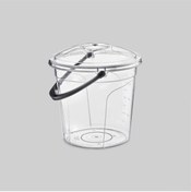 Resim 2 Adet 15 Litre Şeffaf Kova 15 Lt Kova 