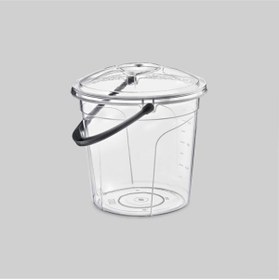 Resim 2 Adet 15 Litre Şeffaf Kova 15 Lt Kova 