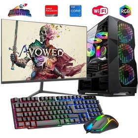Resim Rogame RKT660853 i7-13700F 32 GB 1 TB M2 8 GB RX580 24" Free Dos Masaüstü Oyuncu Bilgisayarı 