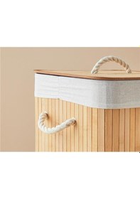 Resim English Home Fancy Katlanabilir Çamaşır Sepeti Bej Diğer 