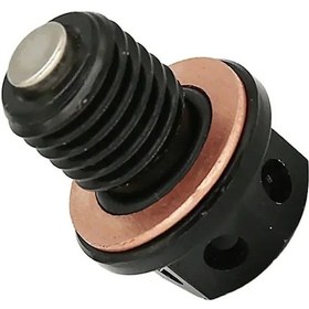 Resim Cloudstore Siyah Cnc M12xp1.5 Manyetik Yağ Tahliye Tapası Yamaha R3 R25 Mt-03 Mt-25 Yz250 