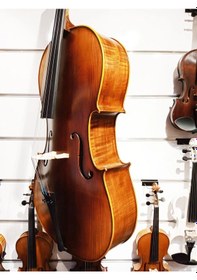 Resim Hdc 41 Masif Kaliteli Hareli Profesyonel Çello 