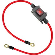 Resim Dc12-24v Dpst 25a Ip67 Dereceli Redblack İçin Çift Taraflı Kablolama Anahtarı 