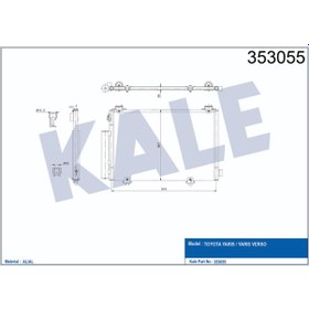 Resim Kondenser Al/Al Yaris Yaris Verso 504644150 