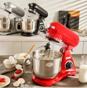 Resim Karaca Powercast Chef Döküm Stand Mikser 1800w Mutfak Şefi - 6,2 Lt Geniş Hacim - 6 Kademeli 