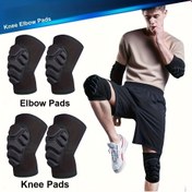 Resim 2 adet/4 adet Üçgen Kaplumbağa Kabu Seti, Profesyonel Spor Diz ve Dirsek Ped Kiti, Diz Pedleri ve Dirsek Pedleri içerir, Koşu, Fitness, Tırmanma, Dans, İnşaat Çalışmaları, Voleybol, Ağır Kaldırma, Açık Hava Aktiviteleri için uygun 