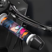 Resim Şık Graffiti Motosiklet Kolu Çıkartmaları - Su Geçirmez, Güneşe Dayanıklı, Dayanıklı, Çizik Geçirmez, Kendinden Yapışkanlı, Elmas Dokulu Kaymaz Çıkartmalar Elektrikli Bisikletler ve Motosikletler için - Sürüş Tutkunları, DIY ve Hediye Verme için Mükemmel, Motosiklet Aksesuarları, Motosiklet Çıkartmaları, Açık Hava Spor Ekipmanları, Canlı Tasarım, Yüksek Kaliteli Baskı, Istecker Pang Ebike, Elektrikli Bisiklet Kolu Çıkartması, Motosiklet/Kolu Çıkartması için Çıkartma, Motosiklet Aksesuarı, Pep 
