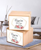 Resim Hafsa Ticaret Çeyiz Etiketi İsme Özel A4 Ebat (29 CM X 21 CM) - 20Lİ PAKET YÜKSEK YAPIŞKANLI Bohça Koli Etiketi 