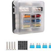 Resim Evrensel 6 Yollu Sigorta Bloğu Araba Negatif Elektrotlu K21822 