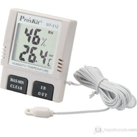 Resim Pro's Kit Nt-312 Dijital Sıcaklık Nem Ölçer(Problu) 