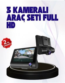 Resim Mey İthalat 170 Geniş Açılı Araç Kamerası 4.0 Ips Ekranlı Full Hd Dvr 