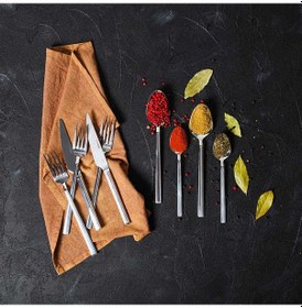 Resim Neva N3052 Trend Çatal Kaşık Bıçak Seti 24 Prç Gümüş 