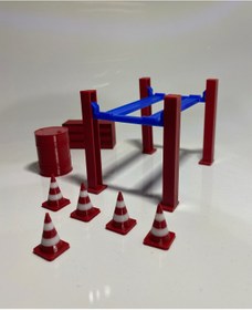 Resim EBG3D 1/64 ÖLÇEK DİORAMA GARAJ SETİ 