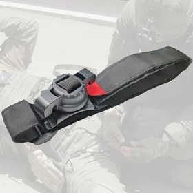 Resim Hightower Siyah Döner Tokalı 122kg Dayanımlı Nylon Turnike - Kampçılık, Yürüyüş, Acil İlk Yardım Siyah 