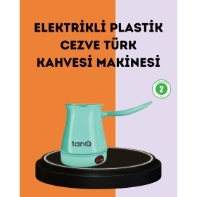 Resim 700 Watt Plastik Cezveli Elektrikli Kahve Makinesi 