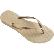 Resim Havaianas Slim Kadın Terlik - Sand Grey/Light Golden 