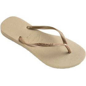 Resim Havaianas Slim Kadın Terlik - Sand Grey/Light Golden 
