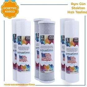 Resim Su Arıtma Filtresi Yıllık Alt Takım 3Lü Filtre Seti (210275736) 