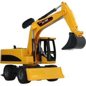 Resim Tıfıl Toys 1:12 Sürtmeli Sesli Işıklı Oyuncak Ekskavatör 