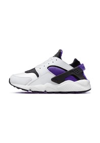 Resim Nike Air Huarache Sneaker Unisex Gerçek Deri Tekstil Günlük Spor Ayakkabı Beyaz Mor Beyaz 