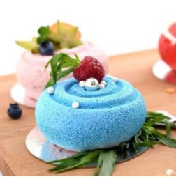 Resim Pastry Planet 6 Lı Spiral Silikon Kalıp 