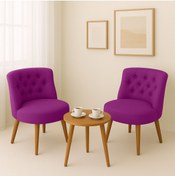 Resim Kahraman Mobilya Aksesuarları İkili Berjer Koltuk Fuşya - Çay Seti Koltuk Takımı 