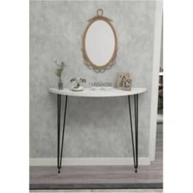 Resim Lindeco Dresuar & Petek Üstü Raf Antre Hol Dekorasyonu 80 x 18 cm 