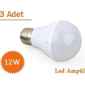 Resim 12W Enerji Tasarruflu LED Ampul ( 3 Adet ) 