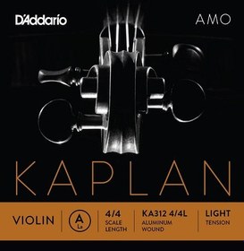 Resim D'Addario KA312 Kaplan 4/4 Tek Keman Teli (La) 