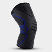 Resim Xindoker Spor Knee Brace, Kompresyon Ve Stabilite Sağlar, Koşu-spor-egzersiz İçin, Nylon-spandex, Unisex, Xl Siyah-mavi Mavi 