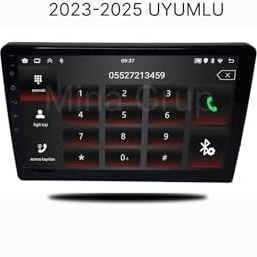 Resim Fiat Egea 2015-2022 Easy Paket Uyumlu 9" Android Multimedya Sistemi - Kablosuz CarPlay & Android Auto, IPS Ekran, Geri Görüş Kamerası Hediyeli (6, GB) 