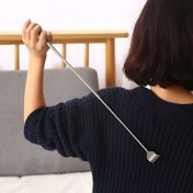 Resim Uzatılabilir Sırt Kaşıyıcı & Masaj Aleti – Sessiz Tıkırtısız Tasarım, Derin Doku Masajı için Çatallı Uçlu Taşınabilir Kaşıntı Aracı, Sırt İçin Kolay Ulaşım, Taşınabilir Masaj Aleti | Şık Metalik Bitiş | Kompakt Masaj Aleti 