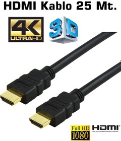 Resim 25 Metre Hdmi Kablo Hd Tv Kablosu 3D Hd Kablo 