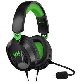 Resim Yaozixa Kotıon Each G3100 Siyah-yesil Kablolu Oyun Kulaklığı 40mm Dinamik Ünite 360 Mikrofon Ps5/ps4/switch/pc/smartphone Uyumlu 