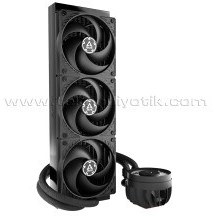 Resim Arctic Liquid Freezer III - 360 Intel / AMD Uyumlu, 360mm Radyatörlü, 3x12cm P12 PWM Fanlı, Sıvı İşlemci Soğutucu (ACFRE00136A) 