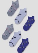 Resim MEM SOCKS Çocuk Dikişsiz Patik Çorap 6'lı 